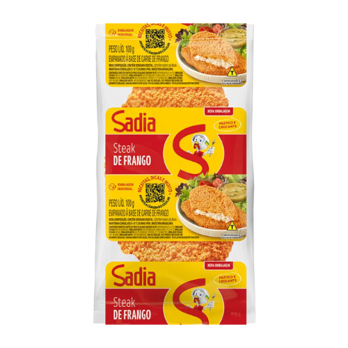 CARNE DE AVE EMPANADA FGO SADIA 100G