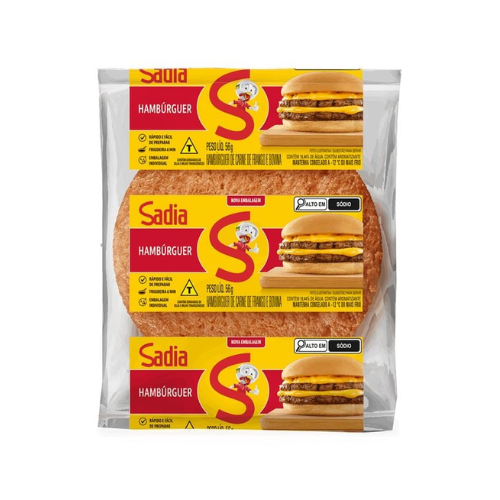 HAMBURGUER BOV/AVES SADIA 36X56G