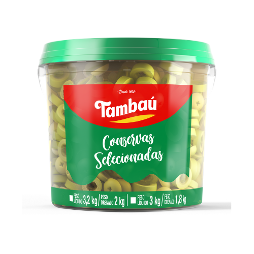 AZEITONA VERDE FAT BALD TAMBAU 1,8KG