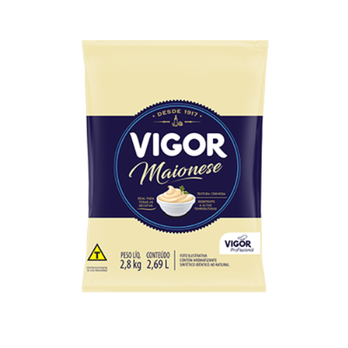 MAIONESE SACHE VIGOR 15% 2,80KG