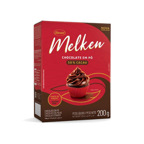 CHOC EM PO 50% MELKEN HARALD 200G