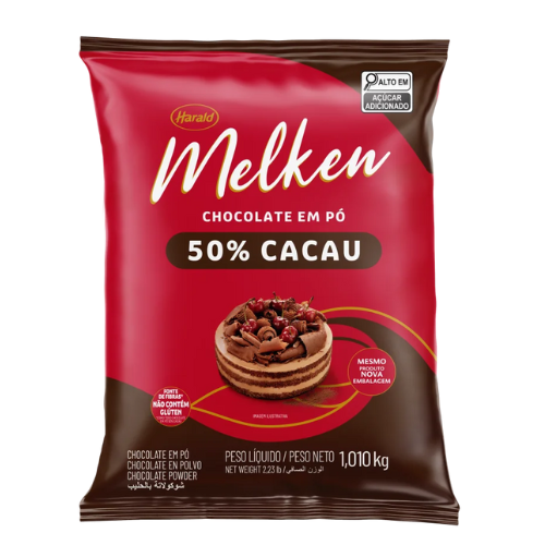 CHOC EM PO 50% MELKEN HARALD 1,01KG