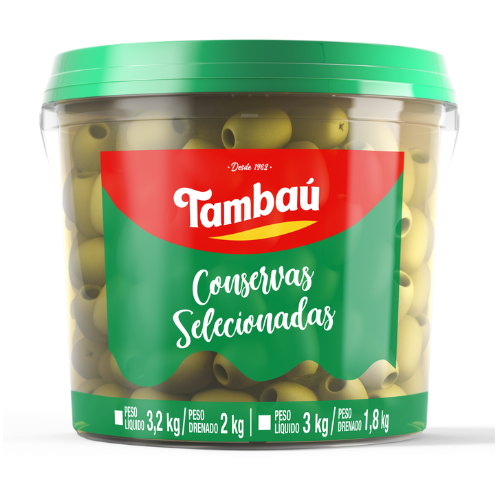 AZEITONA VERDE S/CAROCO BLD 1,8KG TAMBAU